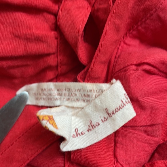 Anthropologie Maeve Cut Out Knee Length Dress - Picture 8 of 8